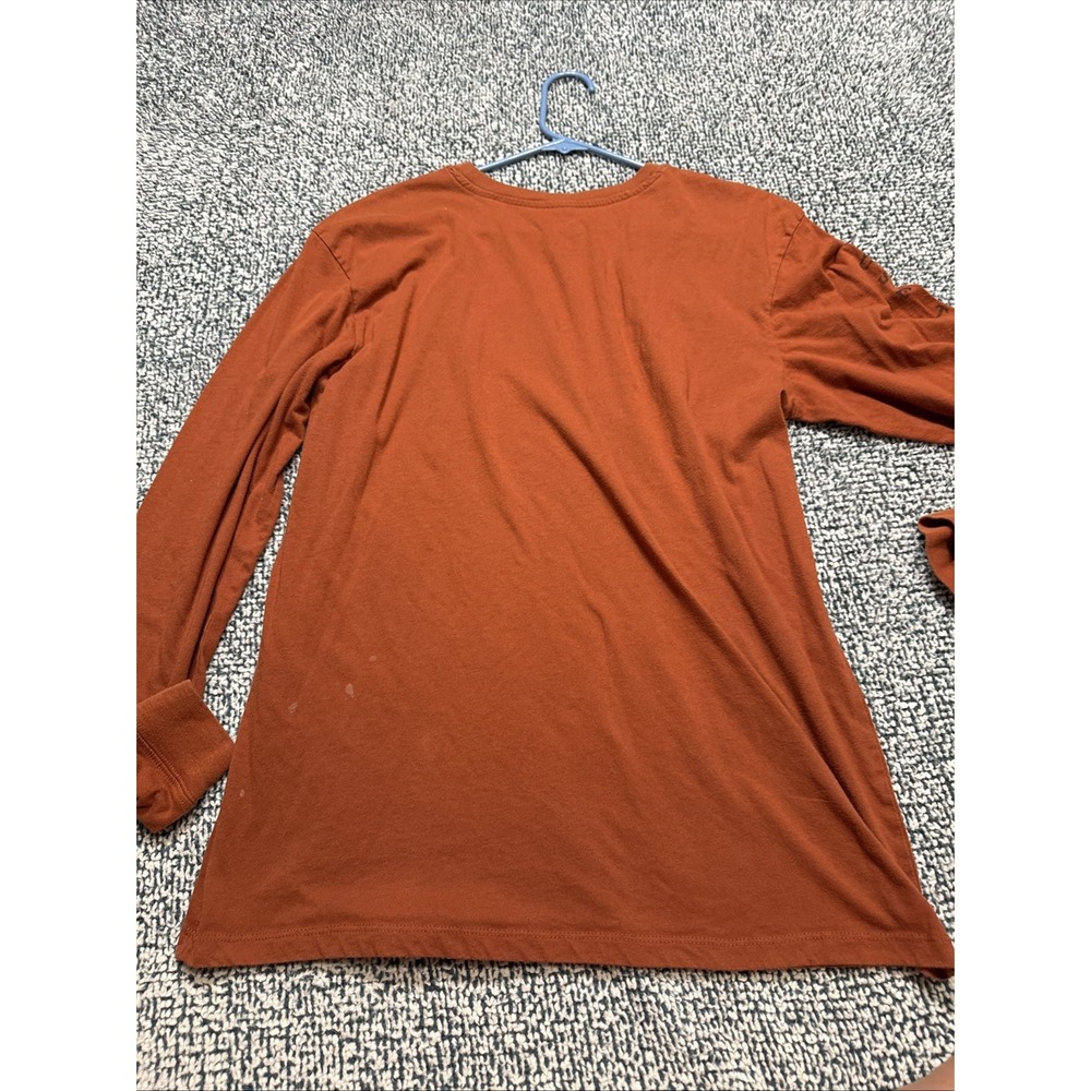 Star Wars Rebels Logo Men's Long Sleeve T-Shirt Size Large Burnt Orange Tee - Picture 6 of 13